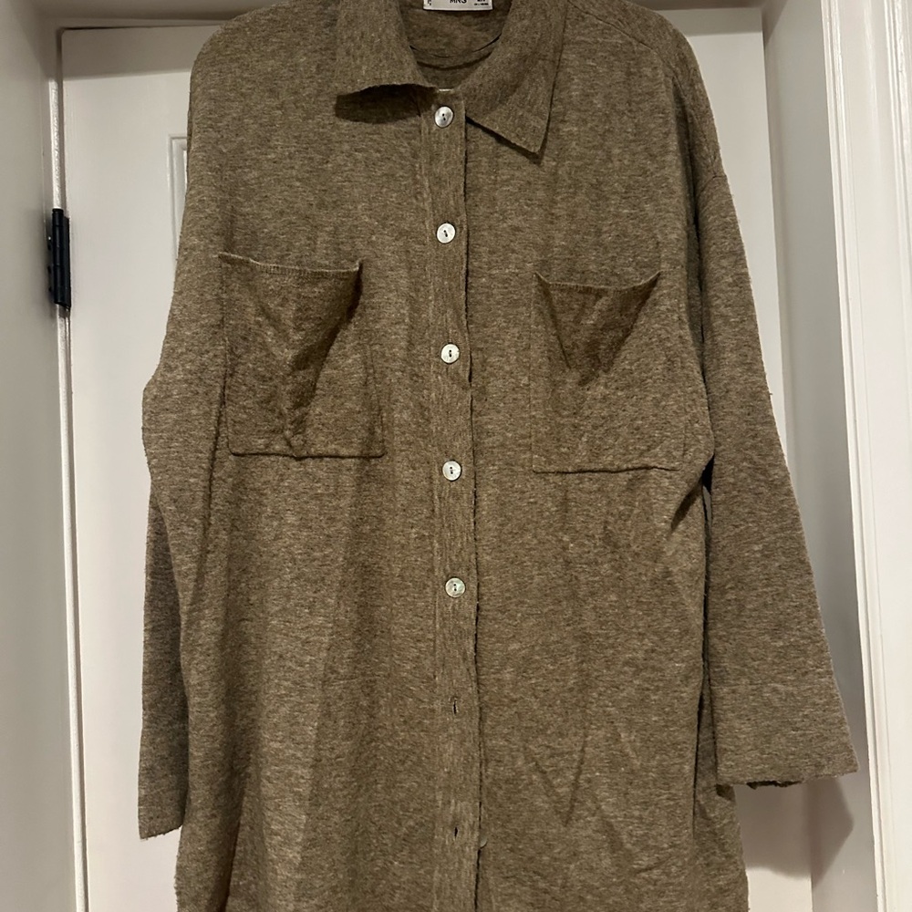 Mango Brown Cardigan Sweater